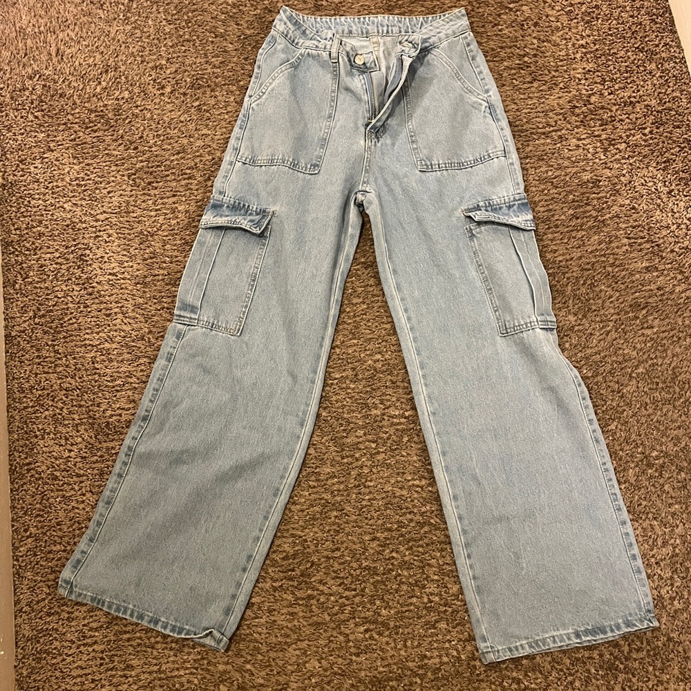 Light blue jeans